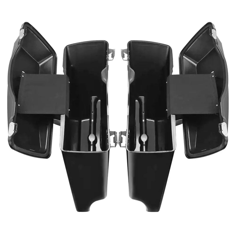 Zodiac 4" Stretched Hard Saddlebags for Harley  - Customhoj