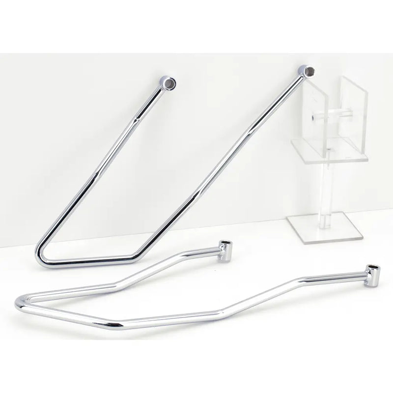 Zodiac Saddlebag Support Kit for Harley 84-99 Softail (read note) (excl. Deuce / Springer) (Replaces OEM: 91790-84) / Chrome  - Customhoj