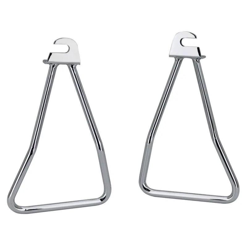 Zodiac Zip Off Saddlebag Support Kit for Harley 58-86 4-speed Big Twins (excl. Softail) / Chrome  - Customhoj
