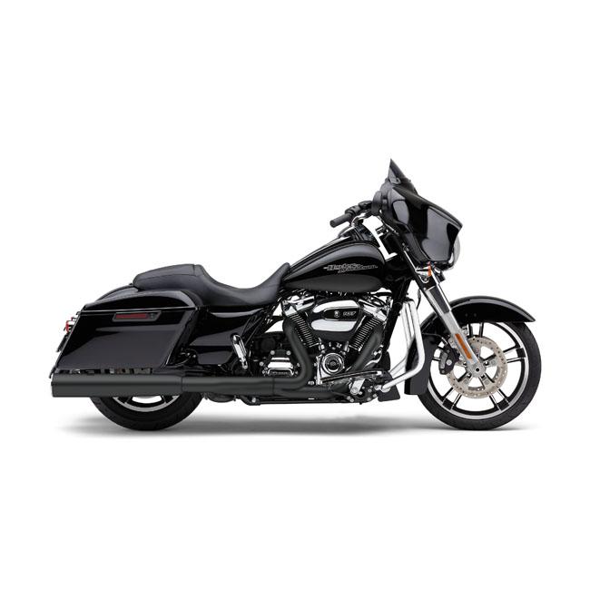 Cobra HD Touring Slip-On Cobra PowrFlo 4.5" Slip-On Black / Chrome Touring 95-22 Customhoj