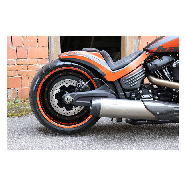 CULTWERK HD Softtail bakskärm Cult-Werk Softail wide fender kit 2-up FXDRS 19-20 Customhoj