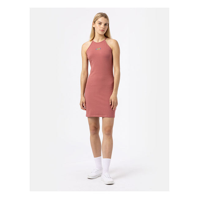 DICKIES Klänning dam Dickies Chain Lake dress Withered Rose Customhoj