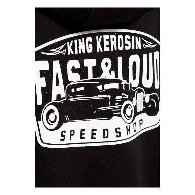 King Kerosin Hoodie King Kerosin Fast & Loud Hoodie Black Customhoj