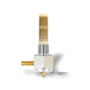 MCS Bränslekran Monster-Show petcock. Hex body. 3/8 NPT / 22mm. Left outlet Customhoj