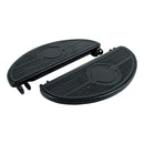 MCS Floorboards Harley 40-84; FL, FLH / Black Oval Old Style Floorboards for Harley Customhoj