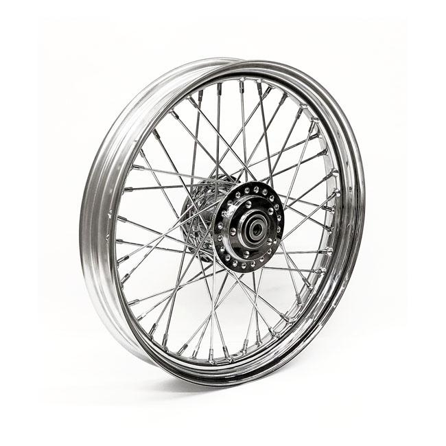 MCS Framhjul ekrat 19" HD 78-83 FXR/FX/XL 2.50 x 19 framhjul 40 ekrar krom Customhoj