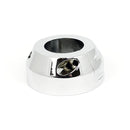 MCS Gasrullehus Krom Custom Throttle Clamp Svart / Krom HD TBW Customhoj