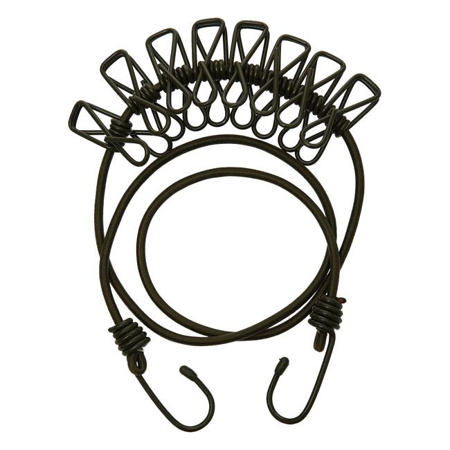 MCS Klädlina Fosco Clothesline Med 8 Utility Hooks Customhoj