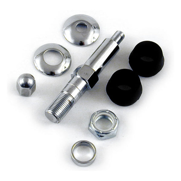 MCS Montering stötdämpare Krom Upper Shock Stud Kit for 1 shock. XL 56-74 Customhoj