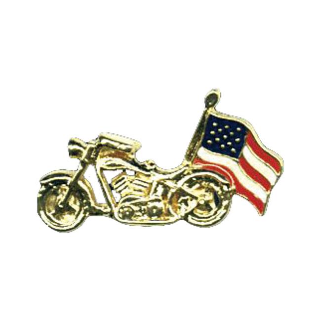 MCS Pin Motorcycle Usa Flag Pin Customhoj