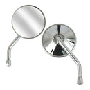 MCS Speglar Höger 4" Rund Custom Spegel Metrisk Krom Customhoj