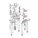 MCS Springer reservdelar Inner Compression Spring Springer Forks. FXST 88-06; FLSTS 97-09 Customhoj
