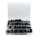 MCS Täckkåpskit HD SmoothTopps Täckkåpor Komplett Set Hel MC HD Touring 84-16 Svart / Krom Customhoj