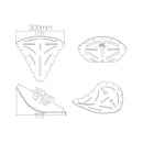 Motone Solo sadel Chop Solo Sadel Diy Kit Customhoj