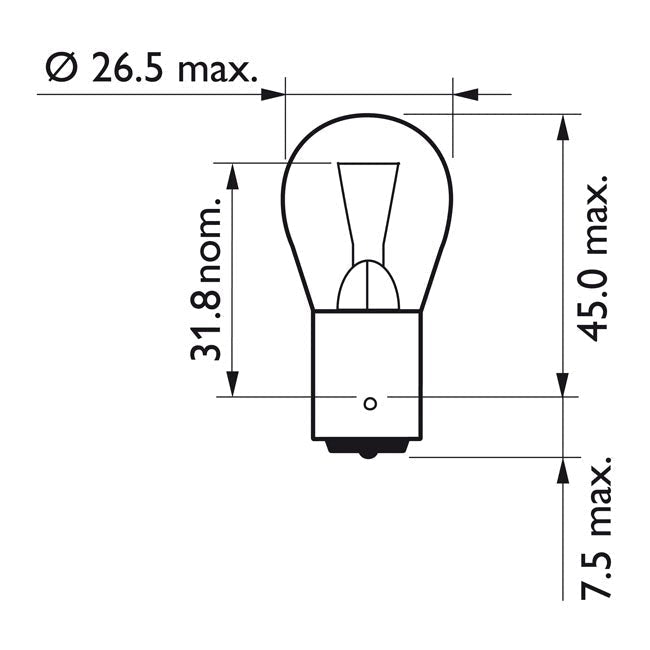 PHILIPS P21W Philips P21W Customhoj