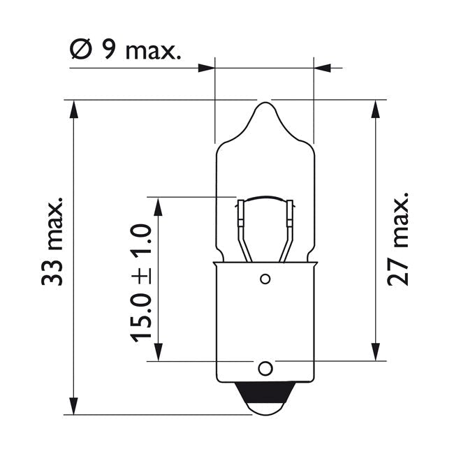 PHILIPS T4W Philips Lampa T4W Customhoj