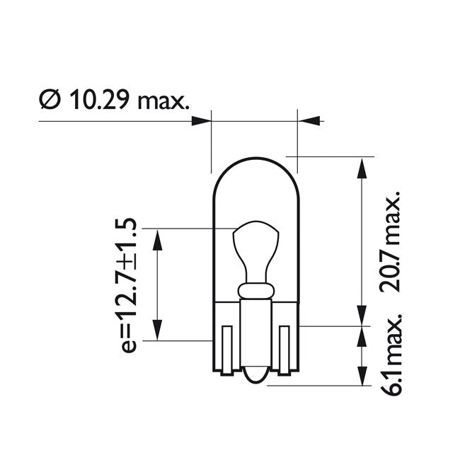 PHILIPS WY5W Philips Lampa WY5W orange Customhoj