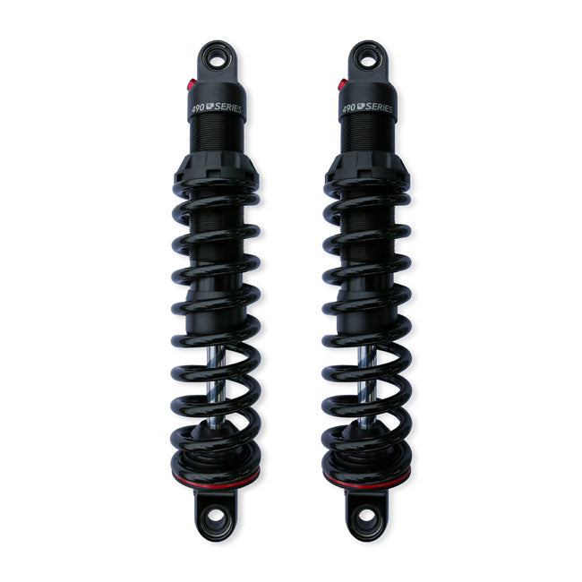 PROGRESSIVE SUSPENSION Stötdämpare HD Dyna Dyna 91-05 / 12.5" PS 490 Sport Series Stötdämpare. Dyna 91-06. 12.5-14" Svart Customhoj