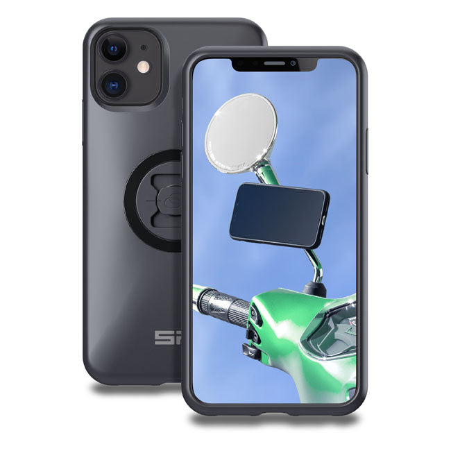 SP Connect Mobilhållare Paket iPhone 11/XR SP Connect™ Moto Mirror Bundle LT Customhoj