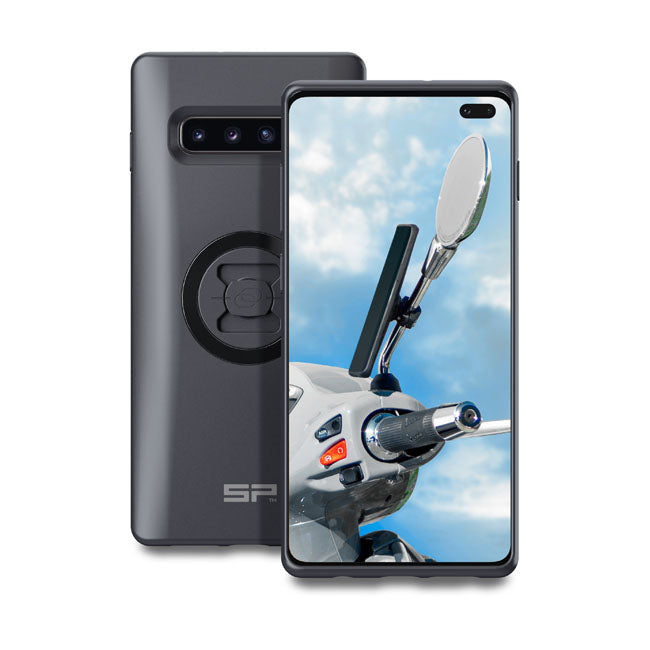 SP Connect Mobilhållare Paket Samsung S10+ SP Connect™ Moto Mirror Bundle LT Customhoj
