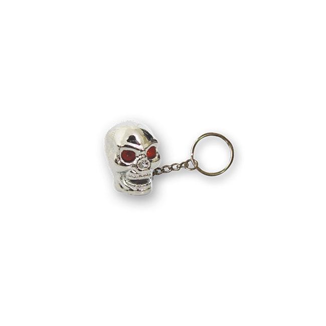 TRIKTOPZ Nyckelring Triktopz Skull Nyckelring Krom Customhoj