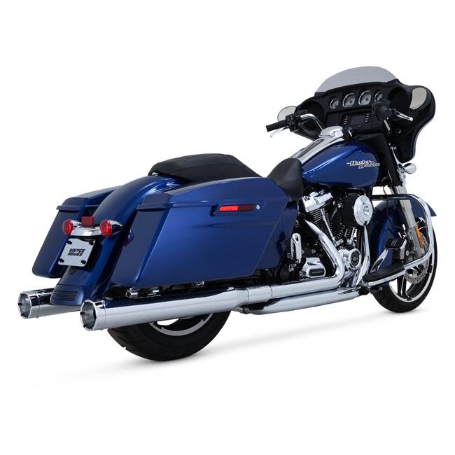 VANCE&HINES HD Touring/Trike slip-on Vance & Hines Monster Round slip-on Krom Touring 17-20 Customhoj