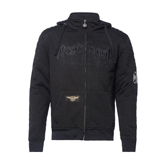 WEST COAST CHOPPERS Hoodie WCC Zip Hoodie Por Vida Aramid Fiber By Dupont Tm Customhoj