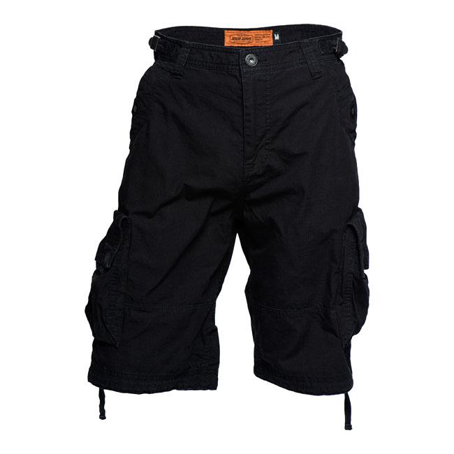 WEST COAST CHOPPERS Shorts WCC Caine Ripstop Cargo Shorts Svart Customhoj