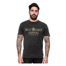 WEST COAST CHOPPERS T-shirt WCC Eagle Vintage T-Shirt Svart Customhoj